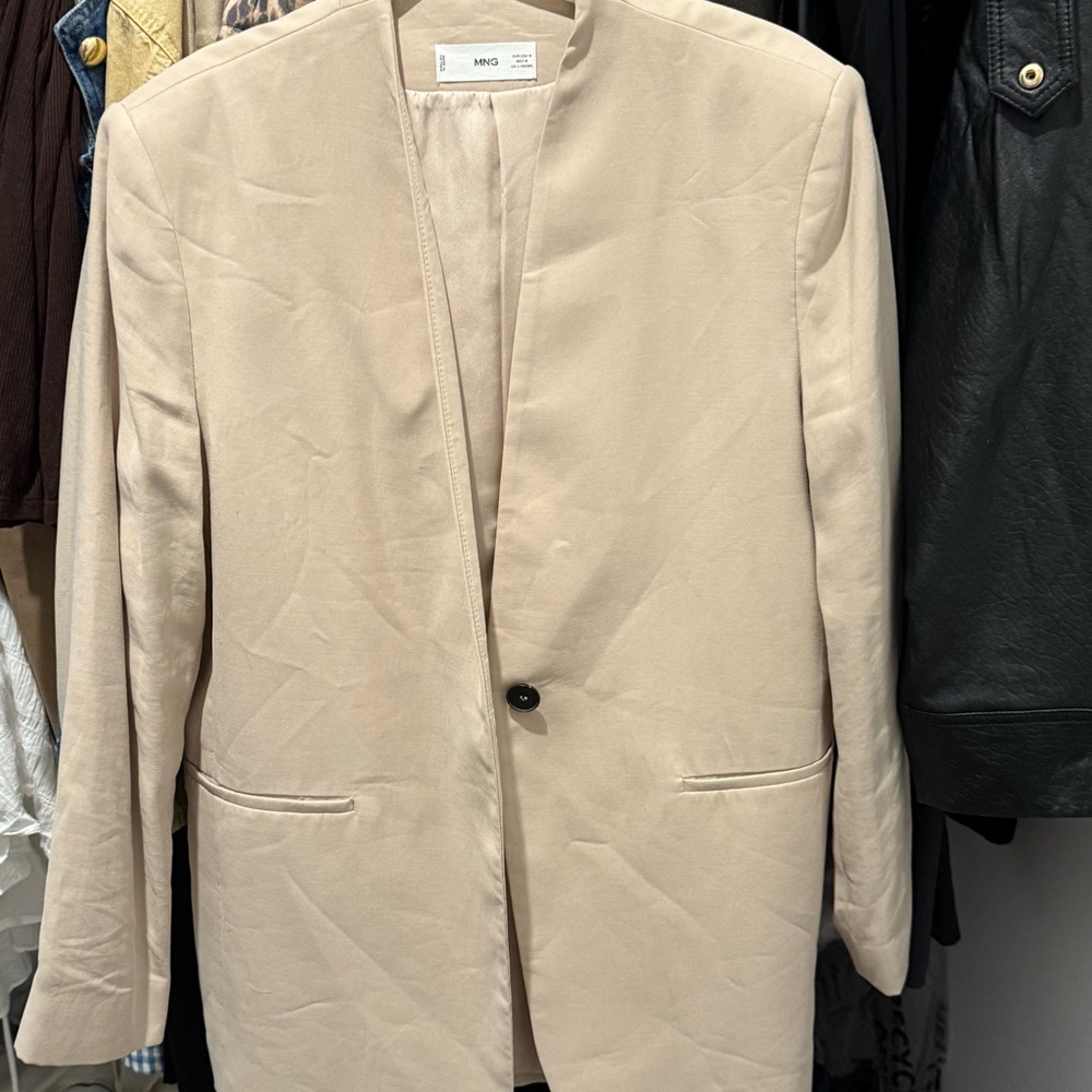 Mango Light Tan Blazer